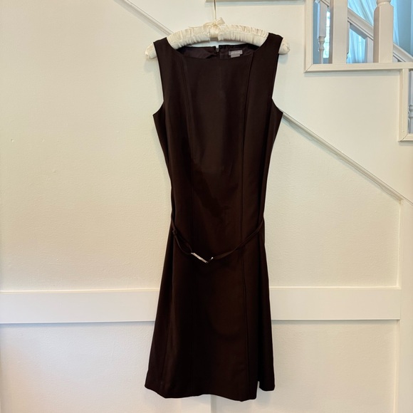 Ann Taylor Dresses & Skirts - Ann Taylor Brown Midi Sleeveless Dress size 2